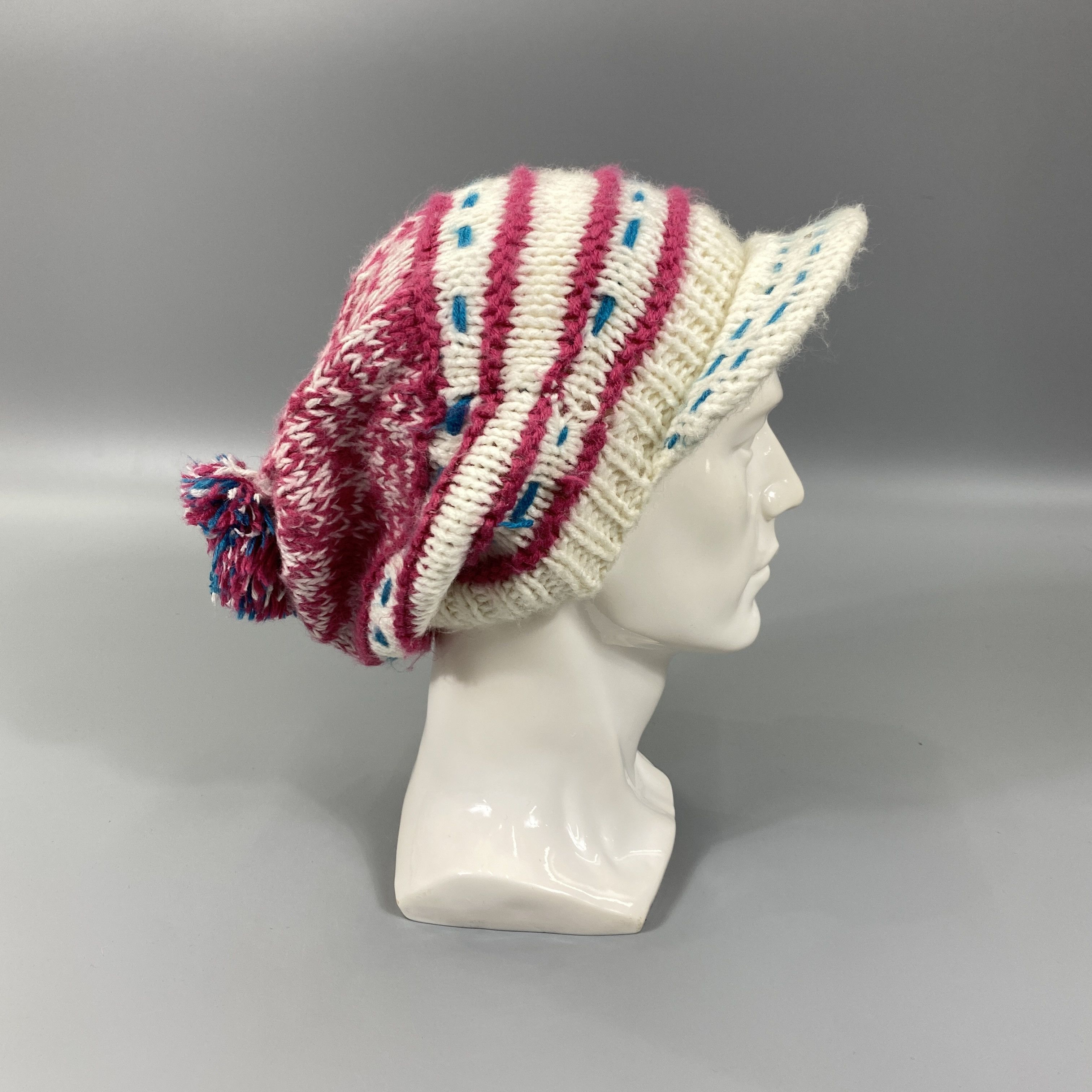 Japanese Brand Beanie Cap Hats Pom Pom -BN822 Size ONE SIZE - 4 Thumbnail