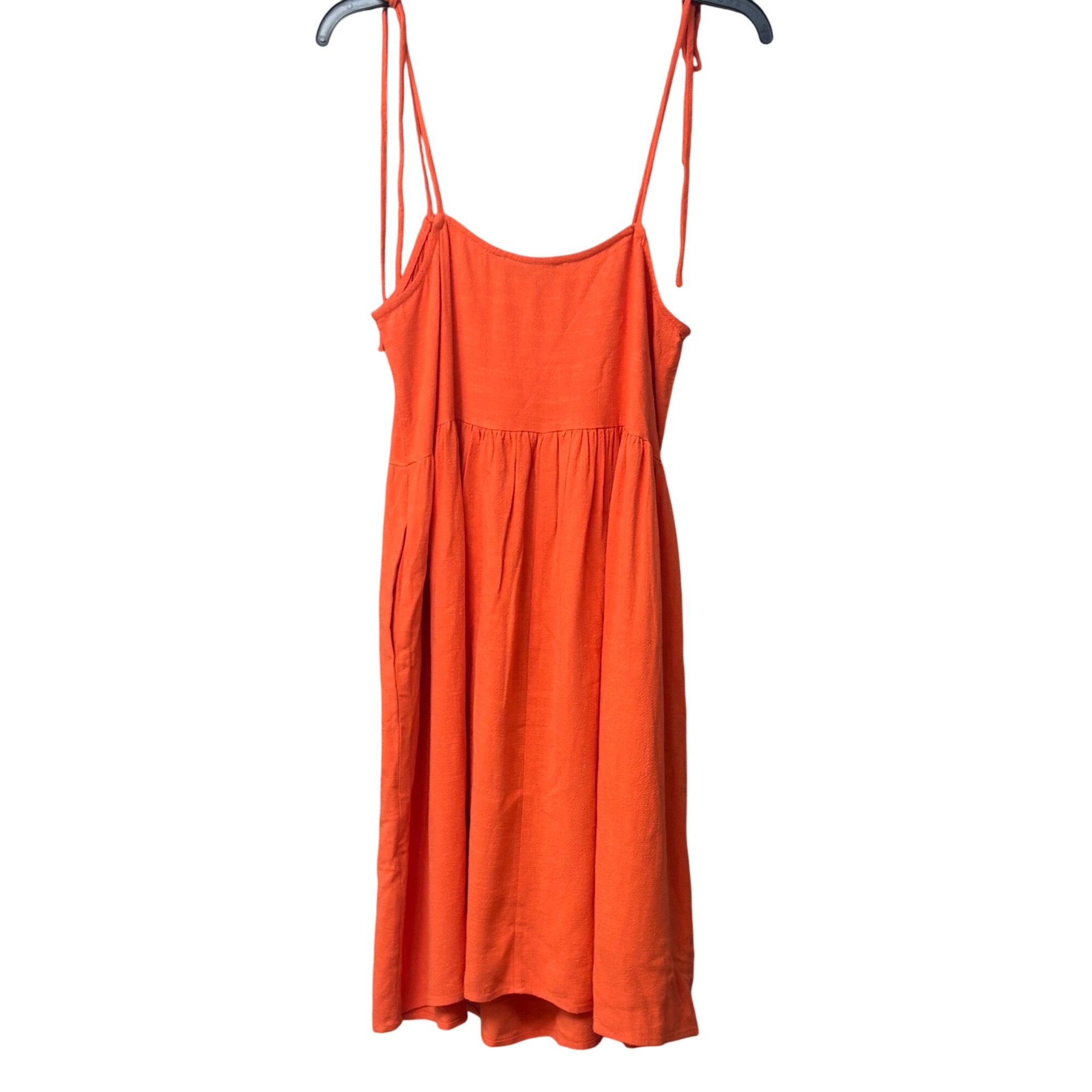 Other Petal & Pup Emerson Tie Strap Linen Blend Minidress, Orange, Size XS / US 0-2 / IT 36-38 - 11 Thumbnail