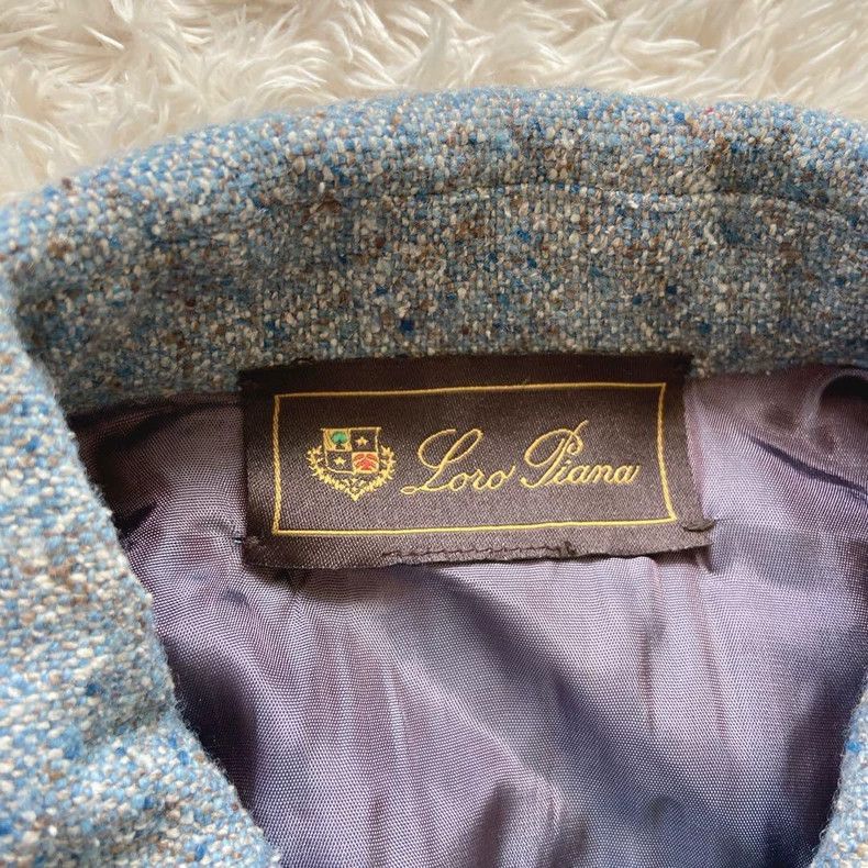 Loro Piana LORO PIANA Bluish gray tweed shirt jacket Size XXL / US 16-18 / IT 52-54 - 6 Thumbnail