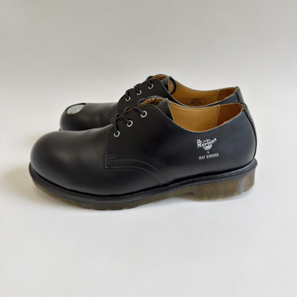 Raf Simons Keaton 1 Black Leather Metal Toe Cap Shoes Size US 10 / EU 43 - 14 Thumbnail