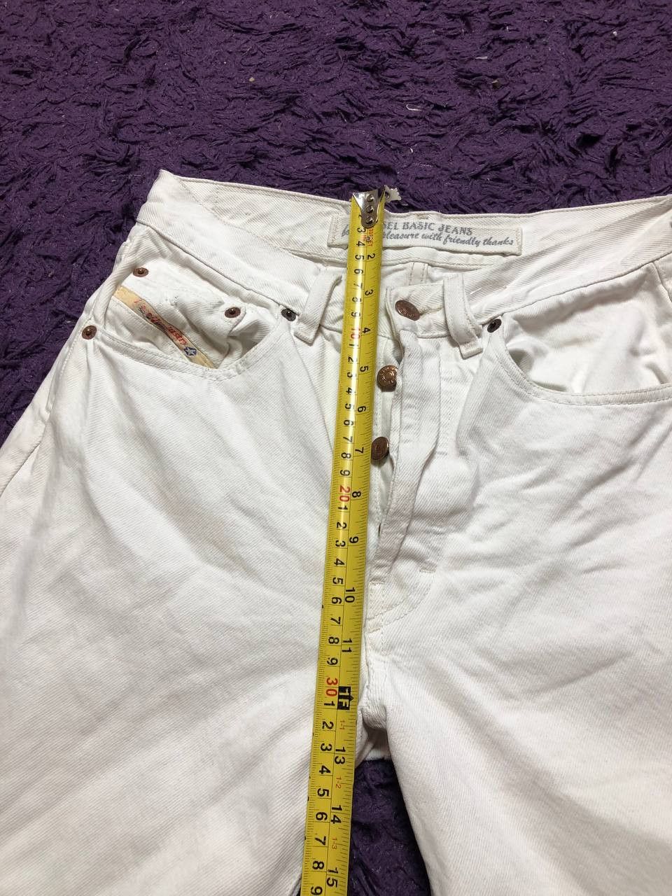 Diesel shorts Diesel Streetwear white Y2K Vintage denim Size US 29 - 21 Thumbnail