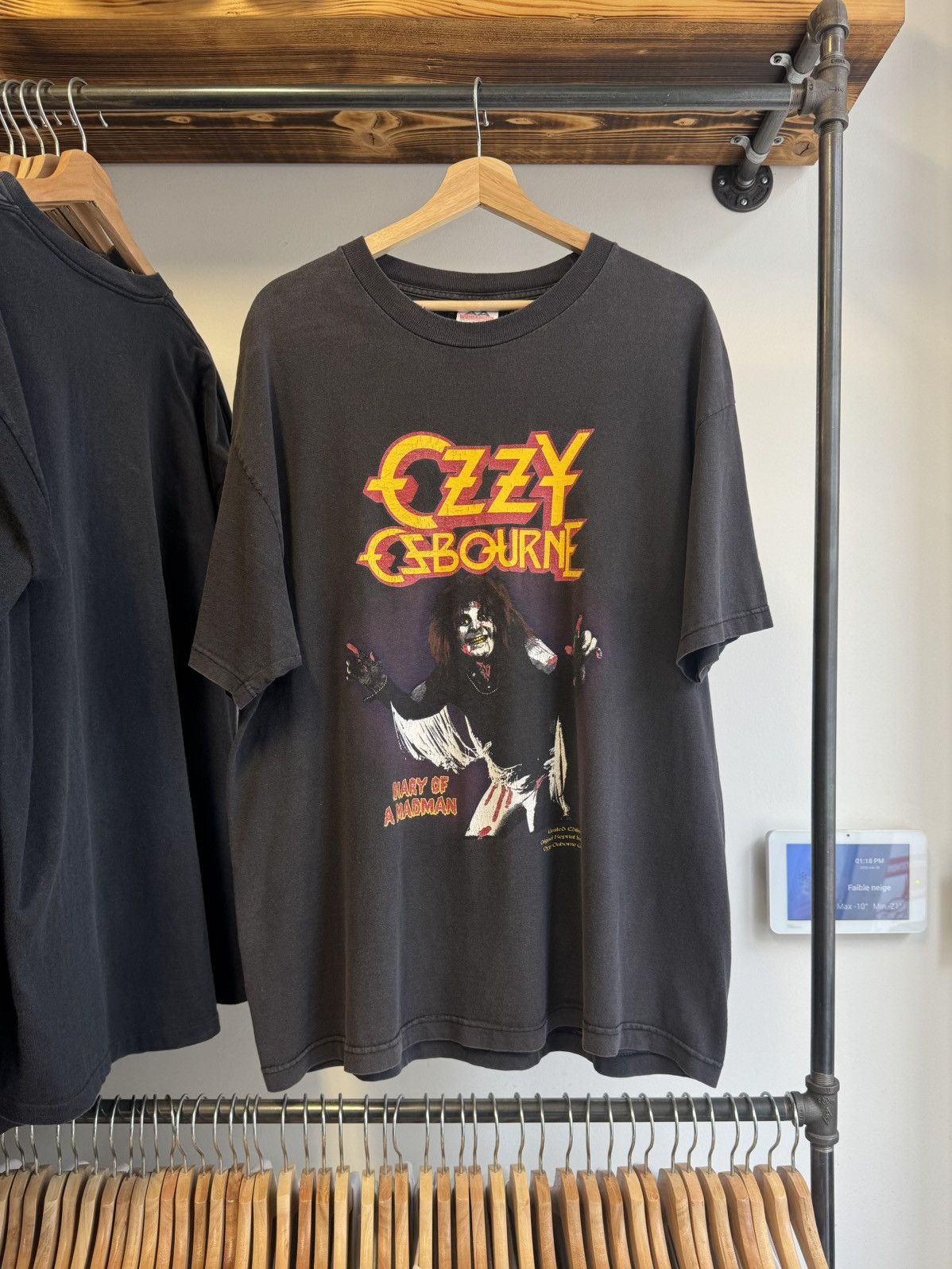 Band Tees 90’s Ozzy Osbourne “Diary Of A Madman” t-shirt Size US XL / EU 56 / 4 - 1 Thumbnail