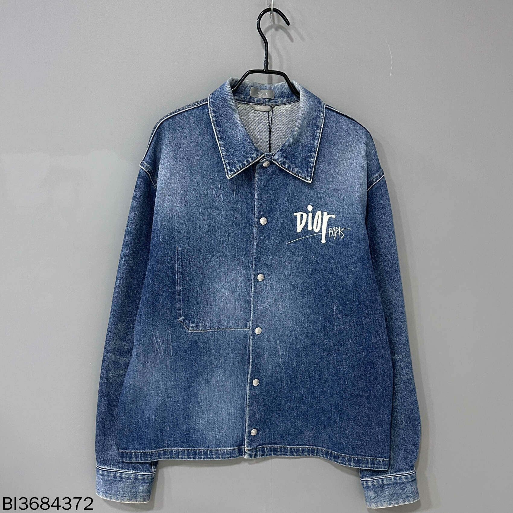 Dior × Stussy Dior x Shawn Stussy Oblique All Over Denim Shirt