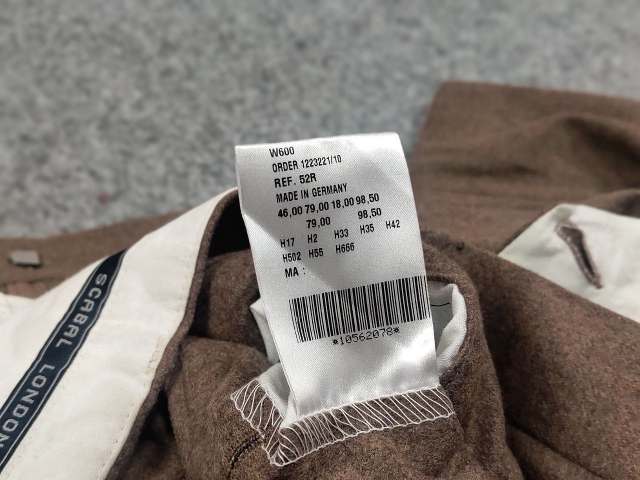 SCABAL Scabal schurwolle Design Classic Brown Ankle Trouser Pants Size US 36 / EU 52 - 20 Thumbnail