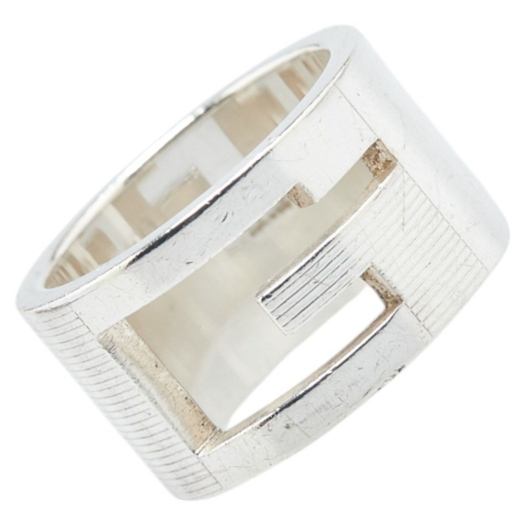 Gucci Gucci Branded G Ring, SV925 Silver, Women's, GUCCI Size ONE SIZE - 1 Thumbnail