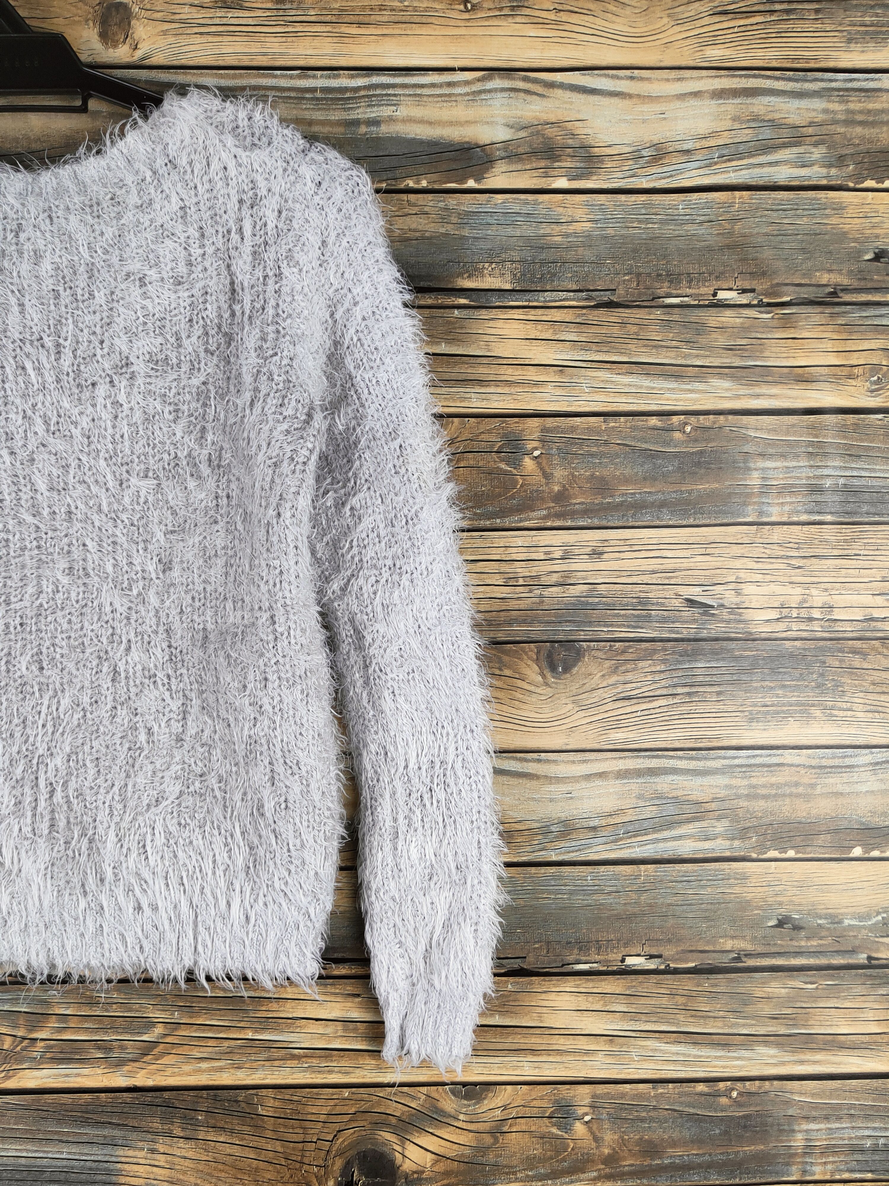 Japanese Brand DL Japanese Brand Gray Fur Mohair Knitwear #46-468 Size XS / US 0-2 / IT 36-38 - 10 Thumbnail