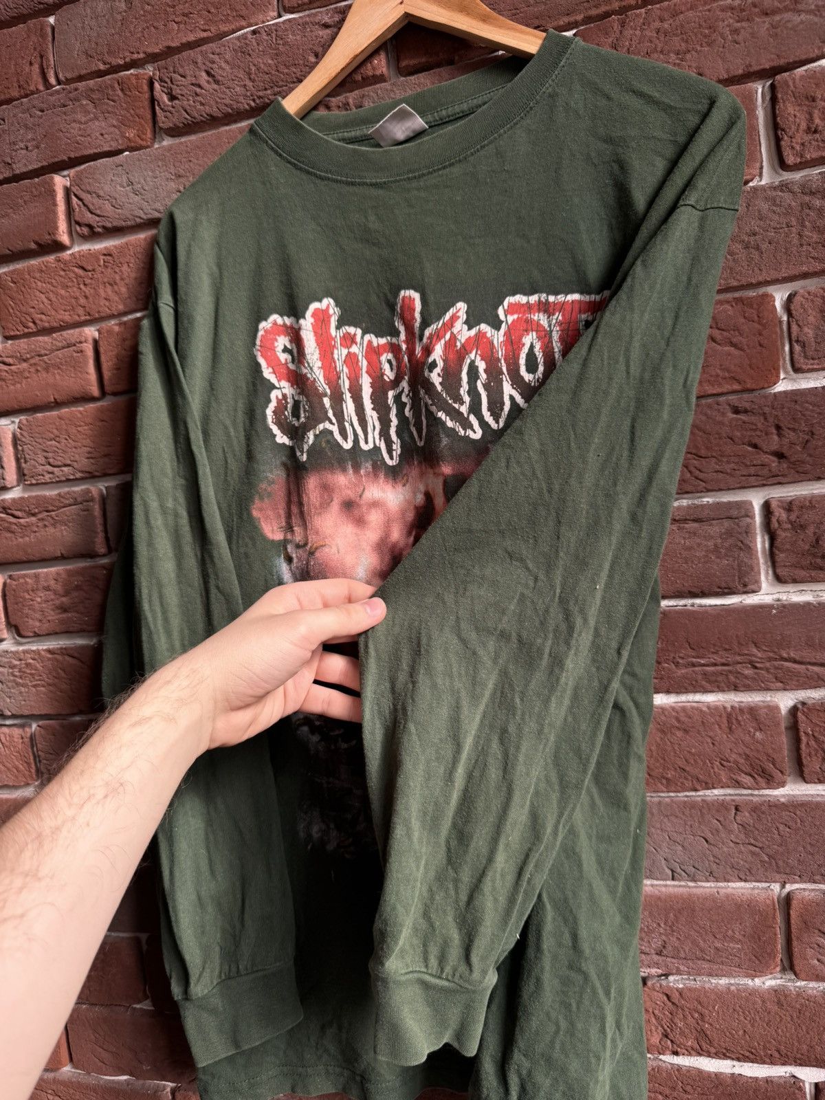 Band Tees 2001 Slipknot Vintage Band Tshirt Rare Print Metal Hype 00s Size US L / EU 52-54 / 3 - 7 Thumbnail