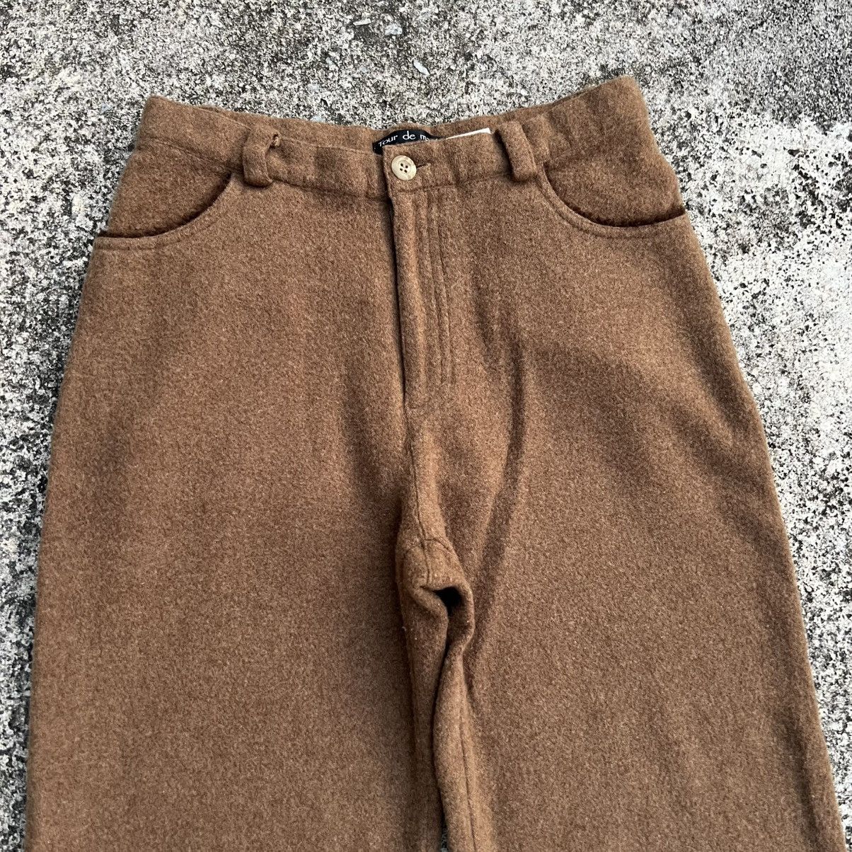 Japanese Brand “RARE” BROWN PANTS Size US 28 / EU 44 - 3 Thumbnail