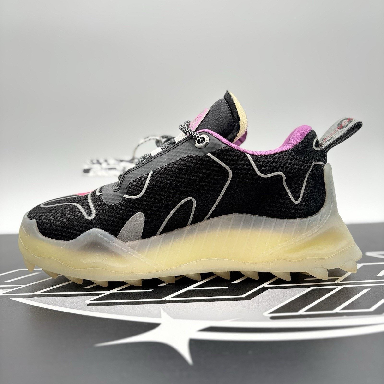 Off-White Off-White Odsy-1000 ' Transparent Fuchsia ' | SUPER CLEAN! Size US 9 / EU 42 - 5 Thumbnail