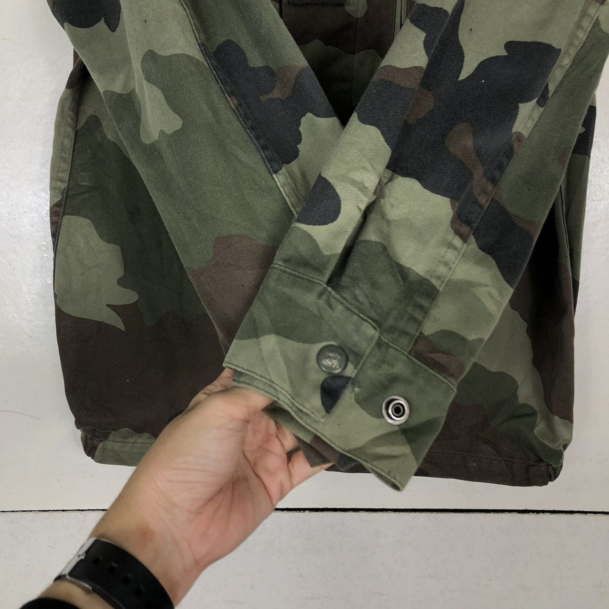 Japanese Brand 🔥VINTAGE MILITARY CHORE JACKET MULTI POCKET USA Size US M / EU 48-50 / 2 - 15 Thumbnail