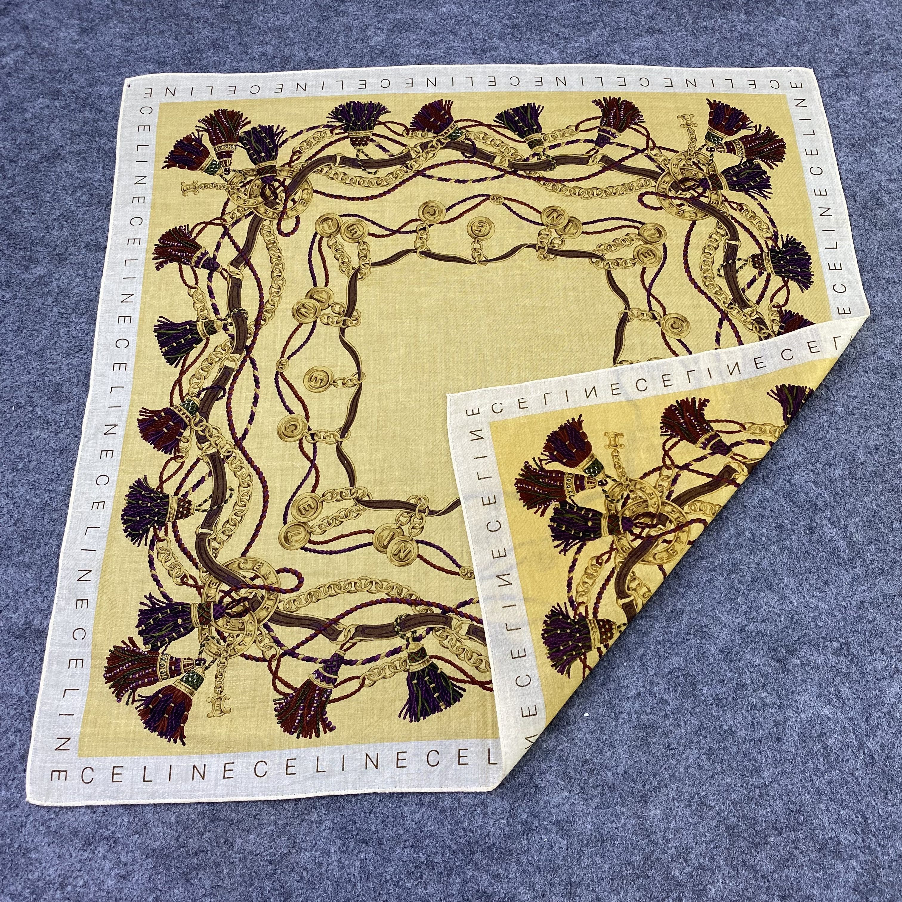 Celine Celine Handkerchief Neckerchief Bandana-B1795 Size ONE SIZE - 5 Thumbnail