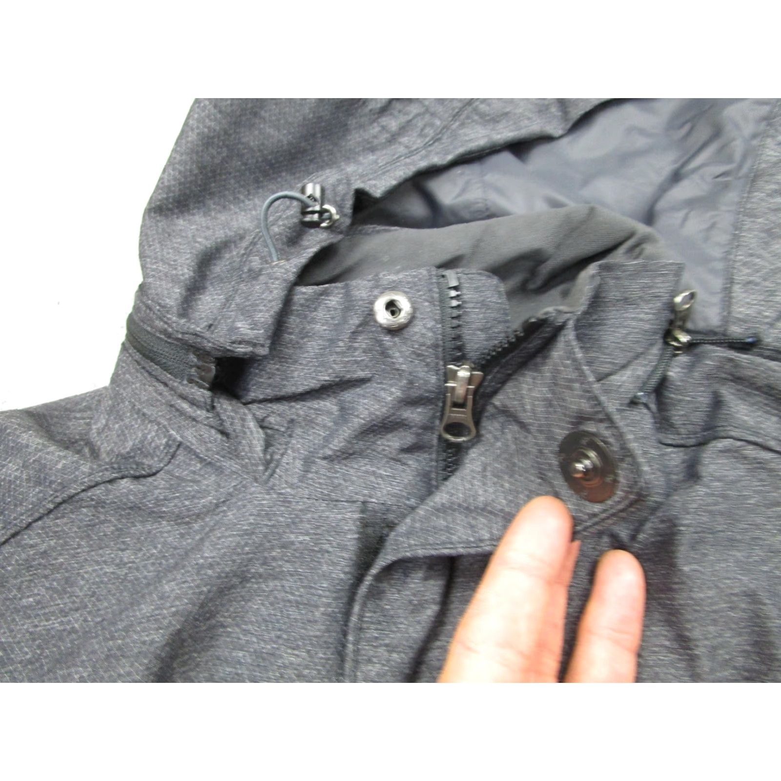Vintage REI Jacket Womens Medium Gray Hooded Softshell Parka Full Zip Pockets Outdoor Size M / US 6-8 / IT 42-44 - 7 Thumbnail