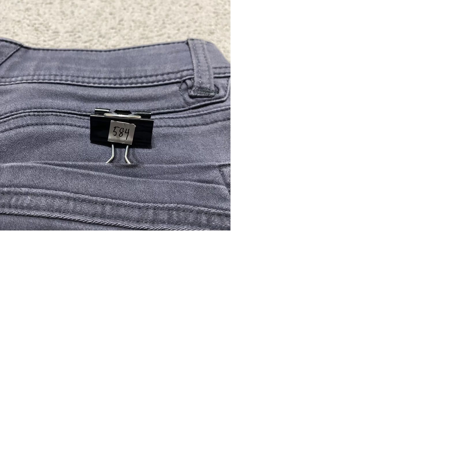 Vintage Democracy Jeans Womens Gray Skinny Regular 28in Medium Wash Denim Stretch 5-Pocket Design Jeans Women Boys Girls Mens Size 26" / US 2 / IT 38 - 9 Thumbnail