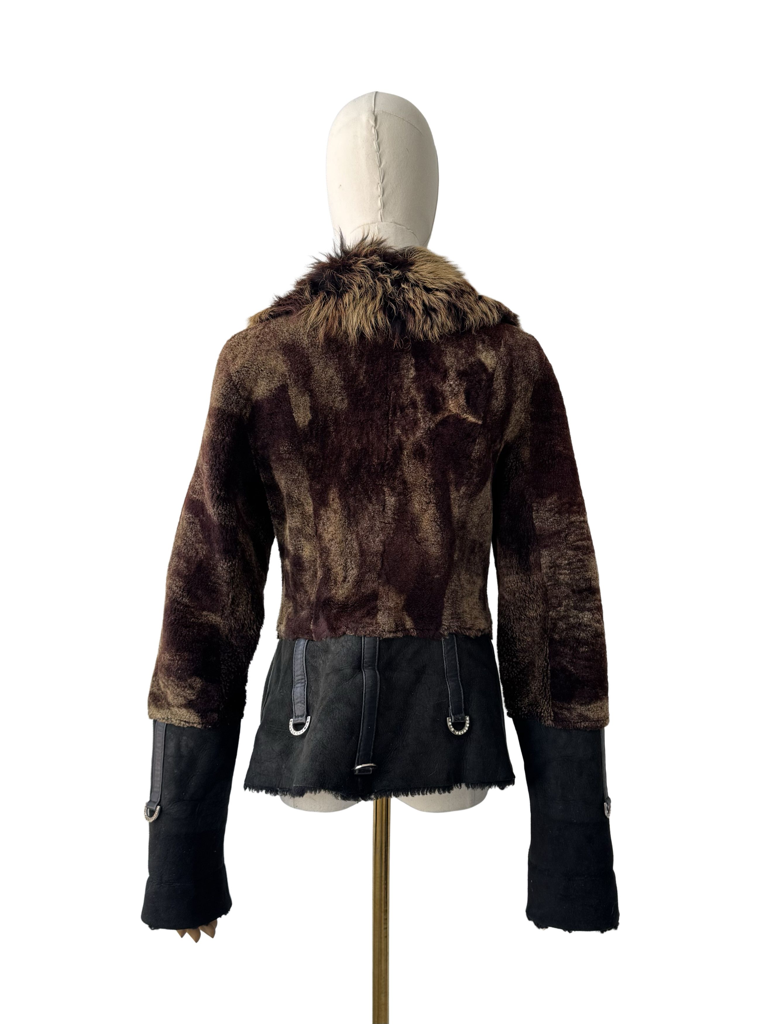Vintage Vintage Real Sheepskin Cropped Jacket Size M / US 6-8 / IT 42-44 - 4 Thumbnail