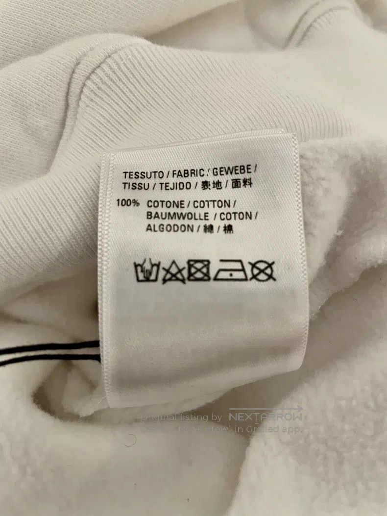 Balenciaga Balenciaga Faded Logo Letter Printed Fleece Drawstring Hoo Size US XS / EU 42 / 0 - 7 Thumbnail