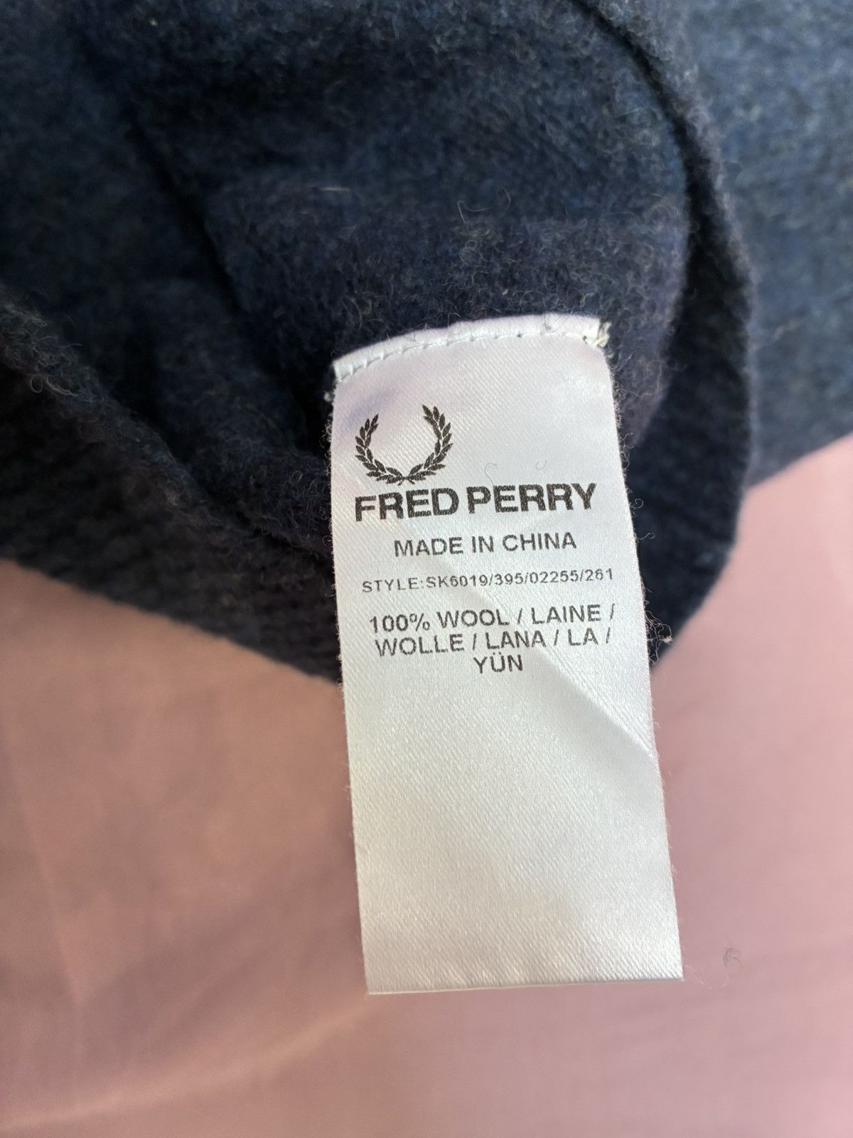 Fred Perry × Raf Simons RAF SIMONS x FRED PERRY navy blue knit wool gilet Size US M / EU 48-50 / 2 - 8 Thumbnail