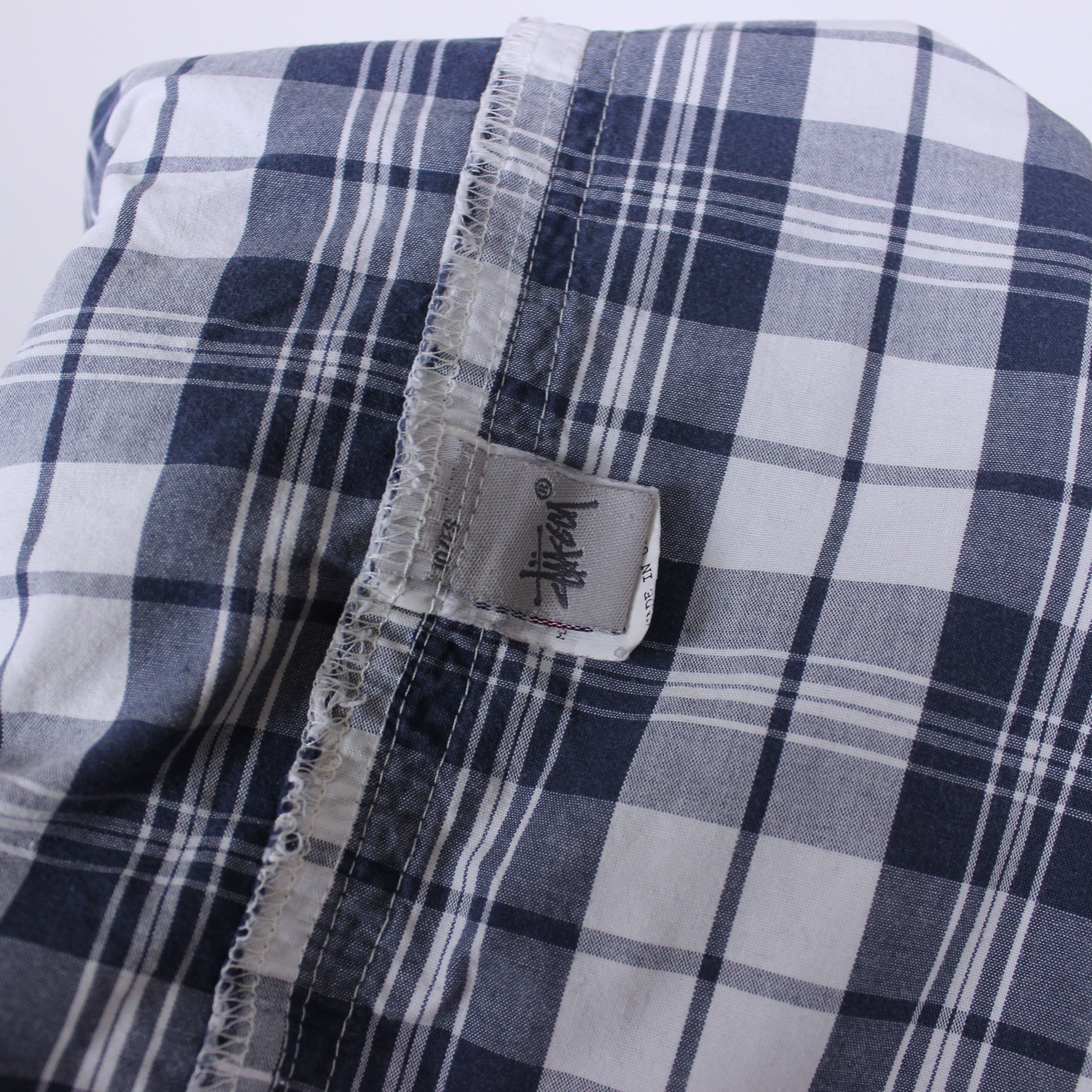Stussy Stussy checkered shirt logo shirt men buttons ups M Size US M / EU 48-50 / 2 - 6 Thumbnail