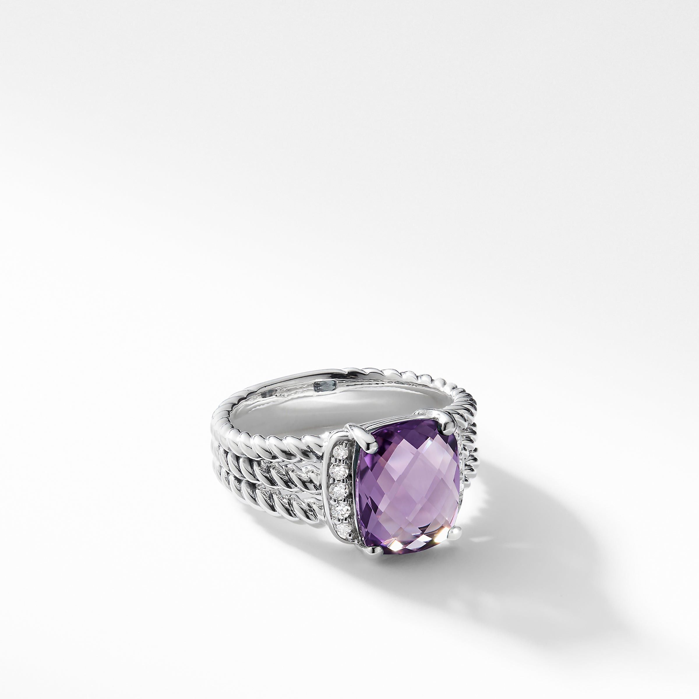 David Yurman o1w1db10525 R11028D Size:6/Petite Ring in Silver Size ONE SIZE - 1 Thumbnail
