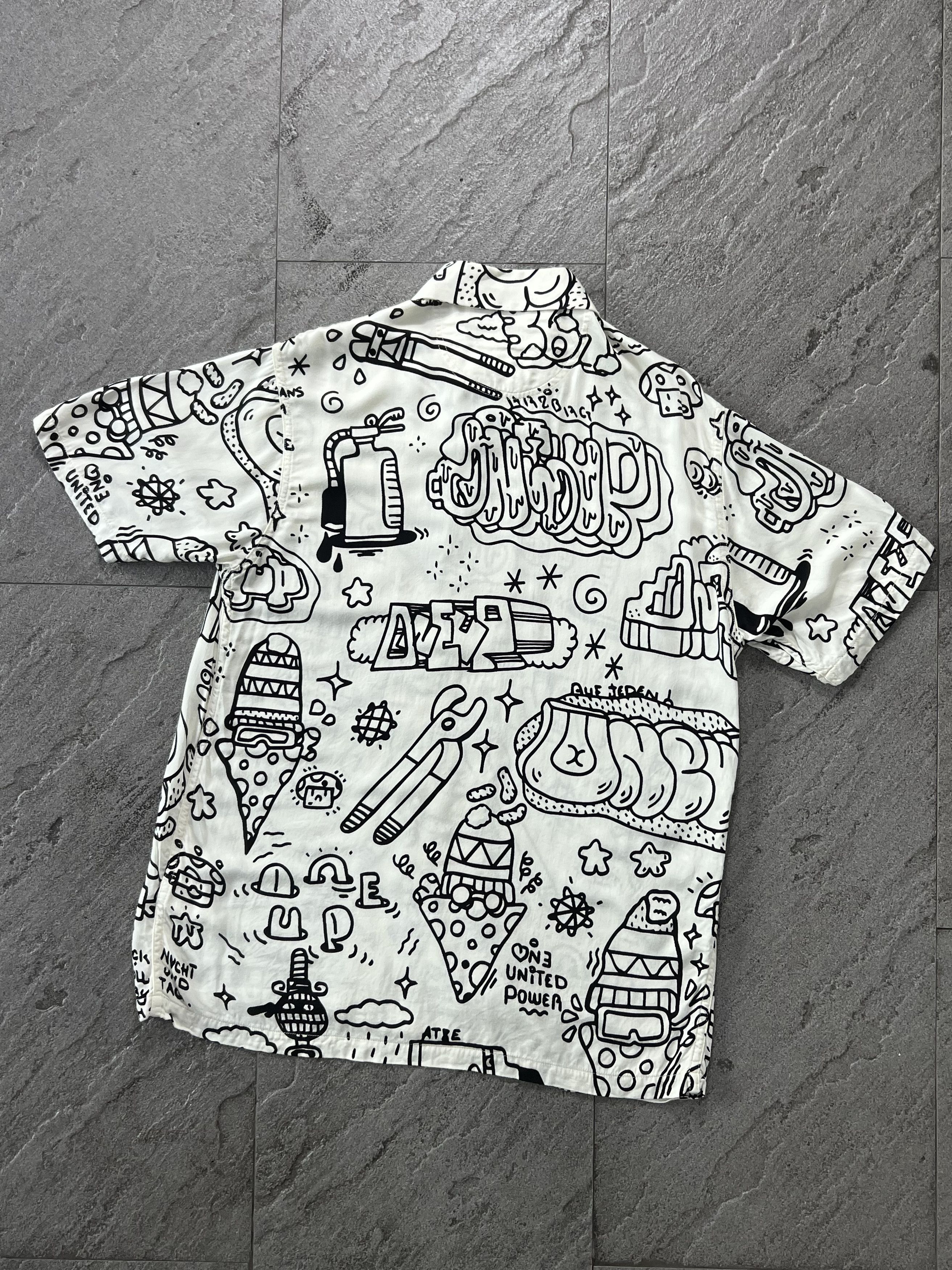 Junya Watanabe eYe Junya Watanabe Comme des Garçons MAN x1UP Graffiti Shirt Size US XS / EU 42 / 0 - 2 Thumbnail