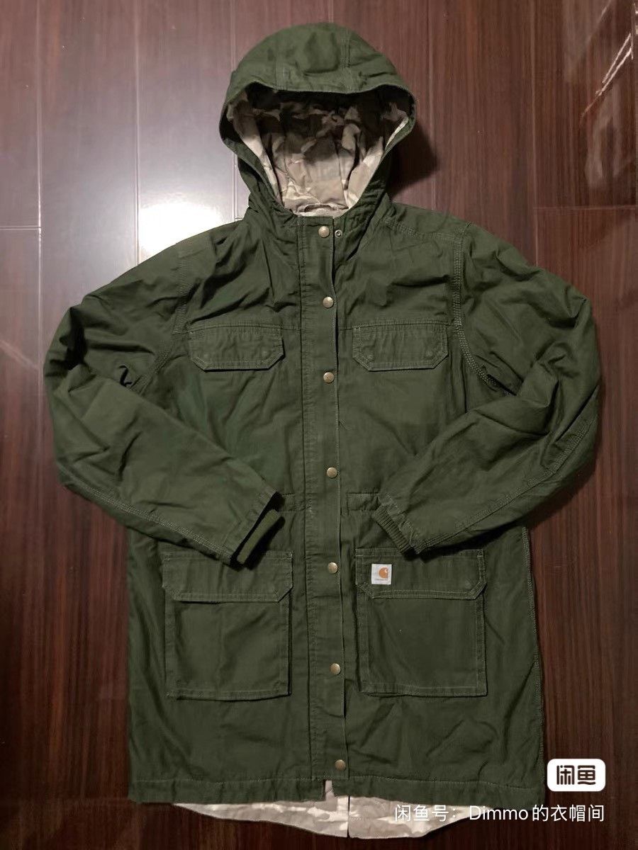 Carhartt Carhartt Hooded Mid-Length Workwear Jacket Size US M / EU 48-50 / 2 - 1 Thumbnail