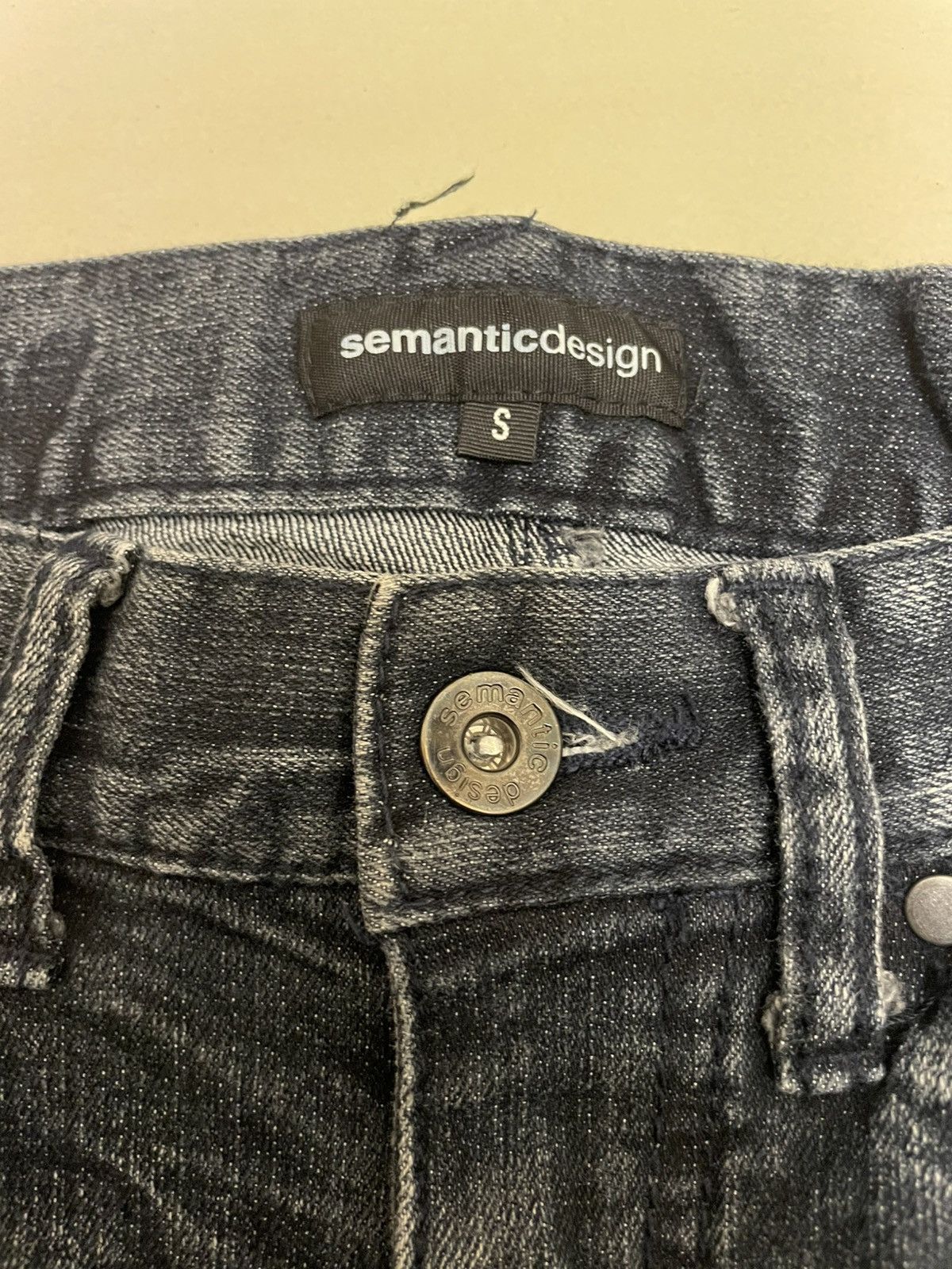 semanticdesign Semantic Design Crinkle Wash Stretchable Skinny Jeans Size US 29 - 7 Thumbnail