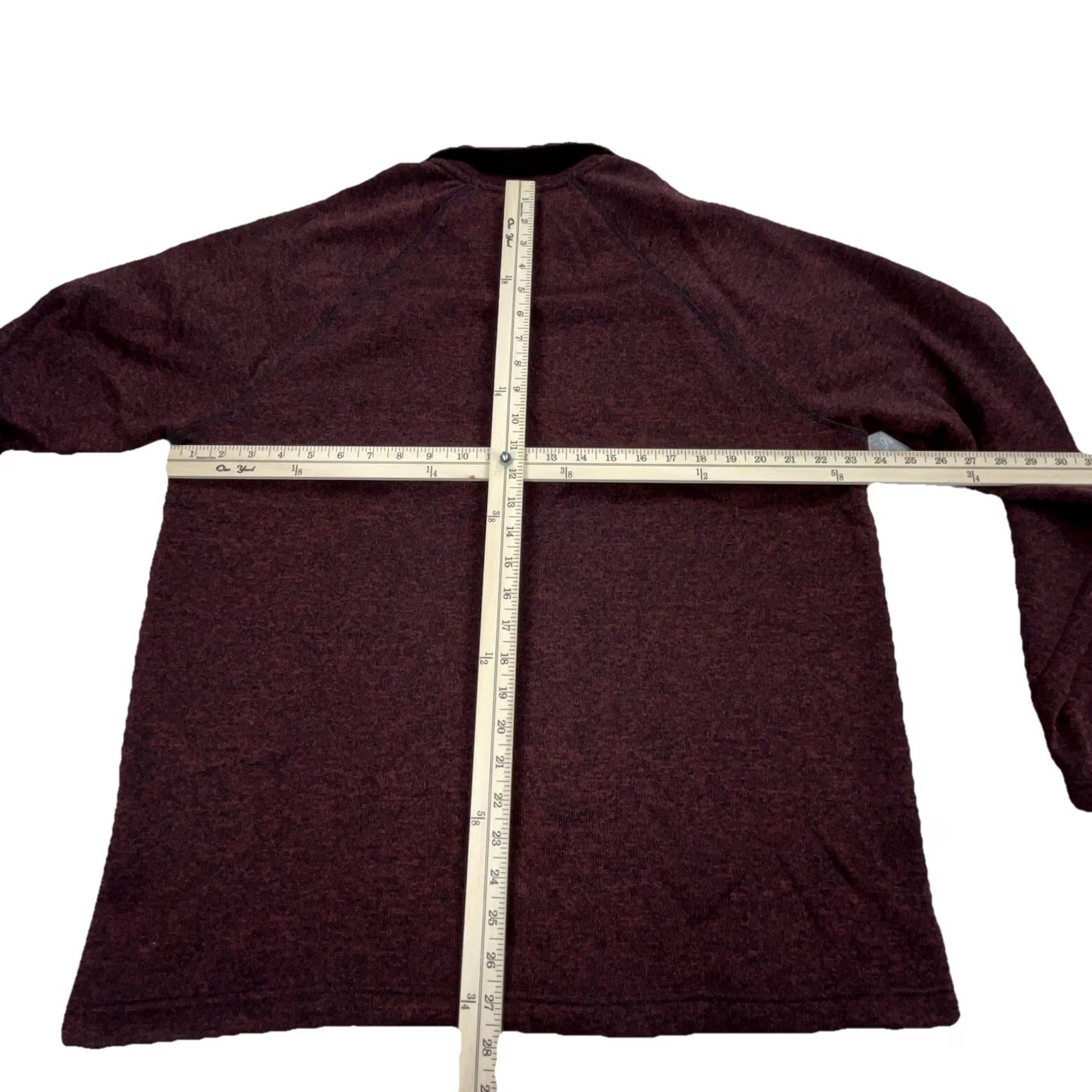 Eddie Bauer Eddie Bauer Sweater Men XL Maroon Pullover 1/4 Zip Knit Mock Neck Zip Embroidered Logo Classic Modern Size US XL / EU 56 / 4 - 7 Thumbnail