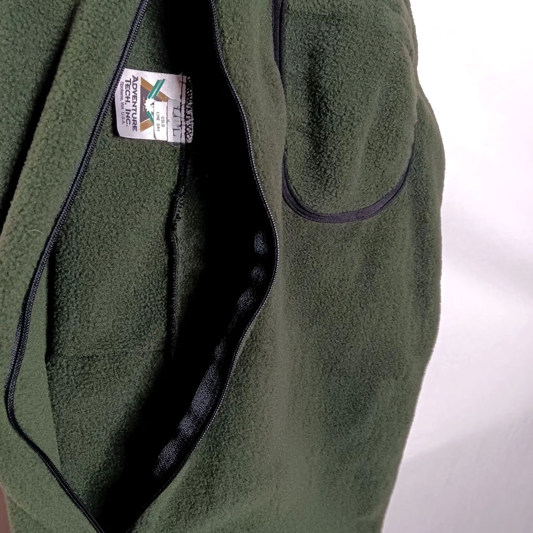 Vintage Adventure Tech Inc Bib Overalls L Men Green Fleece Knee Reinforced Zip Side Adjustable Straps 29" Inseam Snow Pants Size US 33 - 5 Thumbnail
