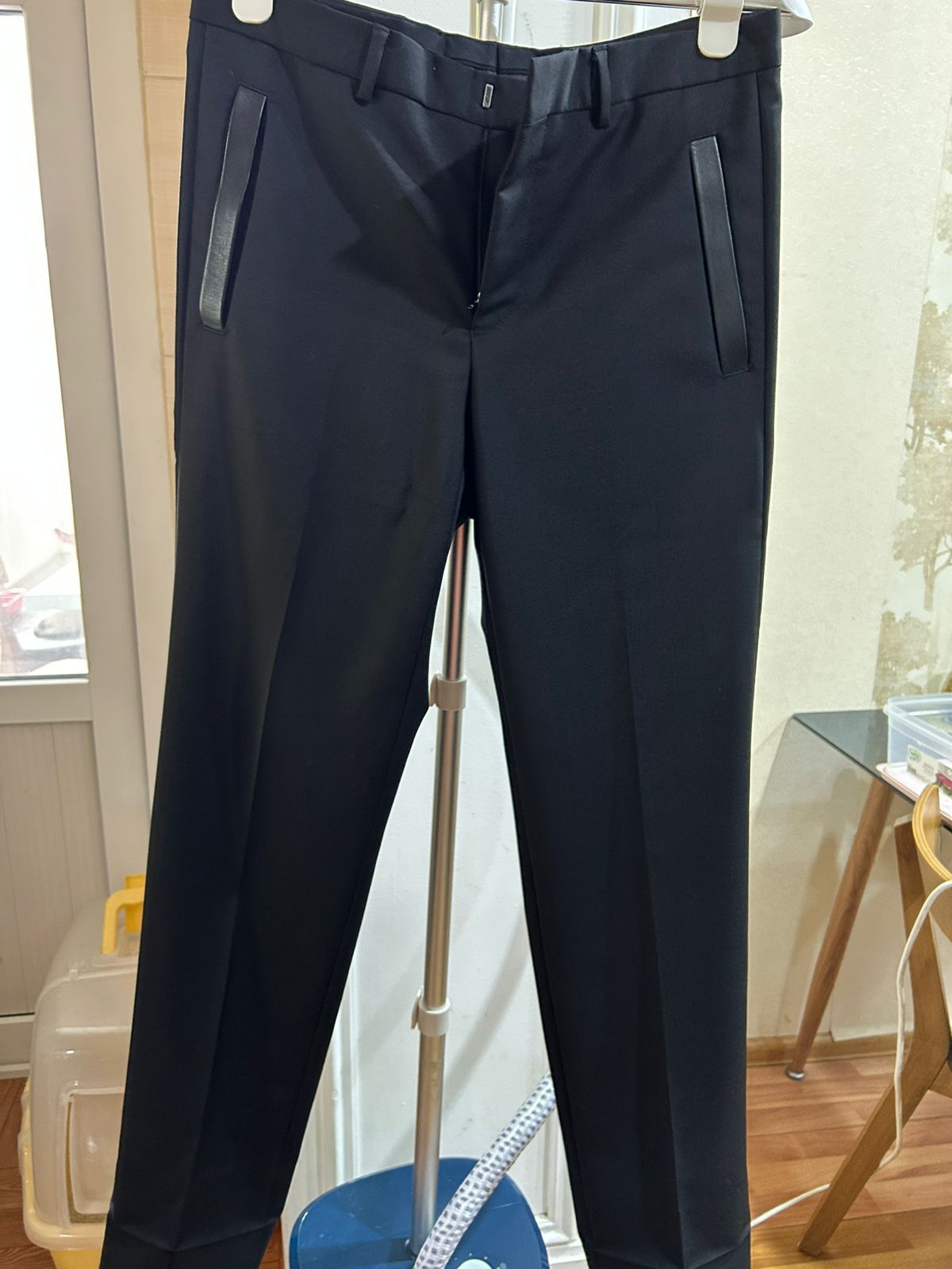 Givenchy Givenchy Paris wool pants with leather patches Size US 30 / EU 46 - 2 Thumbnail