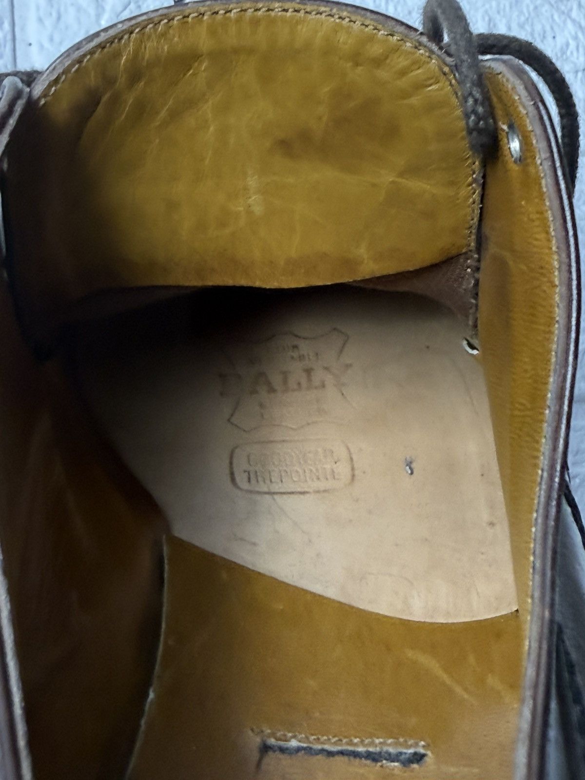 Bally Bally Parawet Oxford US9 UK8.5 EUR44 Vintage Brown Leather Size US 9 / EU 42 - 22 Thumbnail