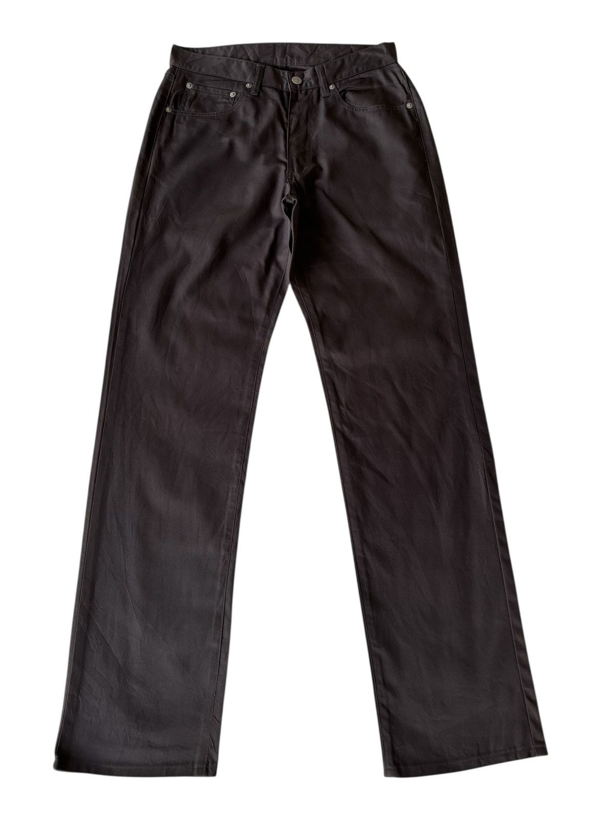 Helmut Lang Vintage Waxed Trouser Helmut Lang Style By Point Standard Size US 30 / EU 46 - 1 Thumbnail