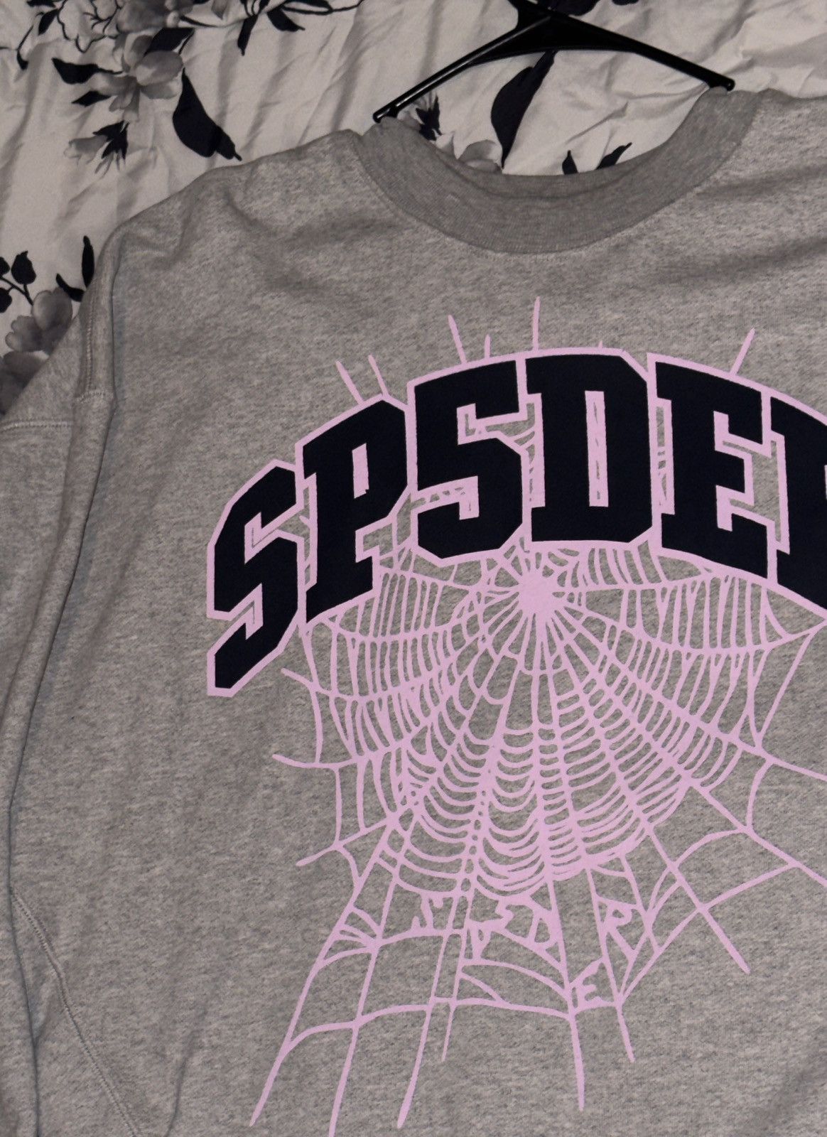 Sp5der Sp5der Web Crewneck Grey/Pink Sweatshirt Size US S / EU 44-46 / 1 - 4 Thumbnail