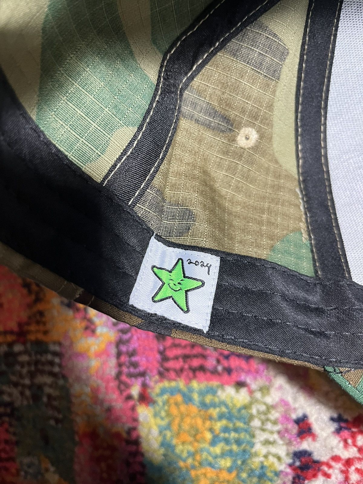 Asspizza Asspizza Woodland Black Camo Hat and Pin Size ONE SIZE - 4 Thumbnail