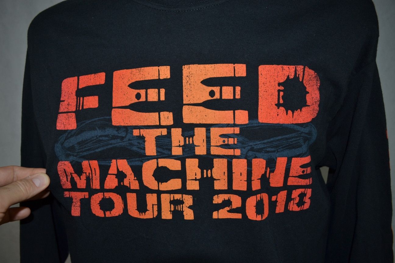 Band Tees NICKELBACK FEED THE MACHINE TOUR 2018 Longsleeve Size US M / EU 48-50 / 2 - 5 Thumbnail