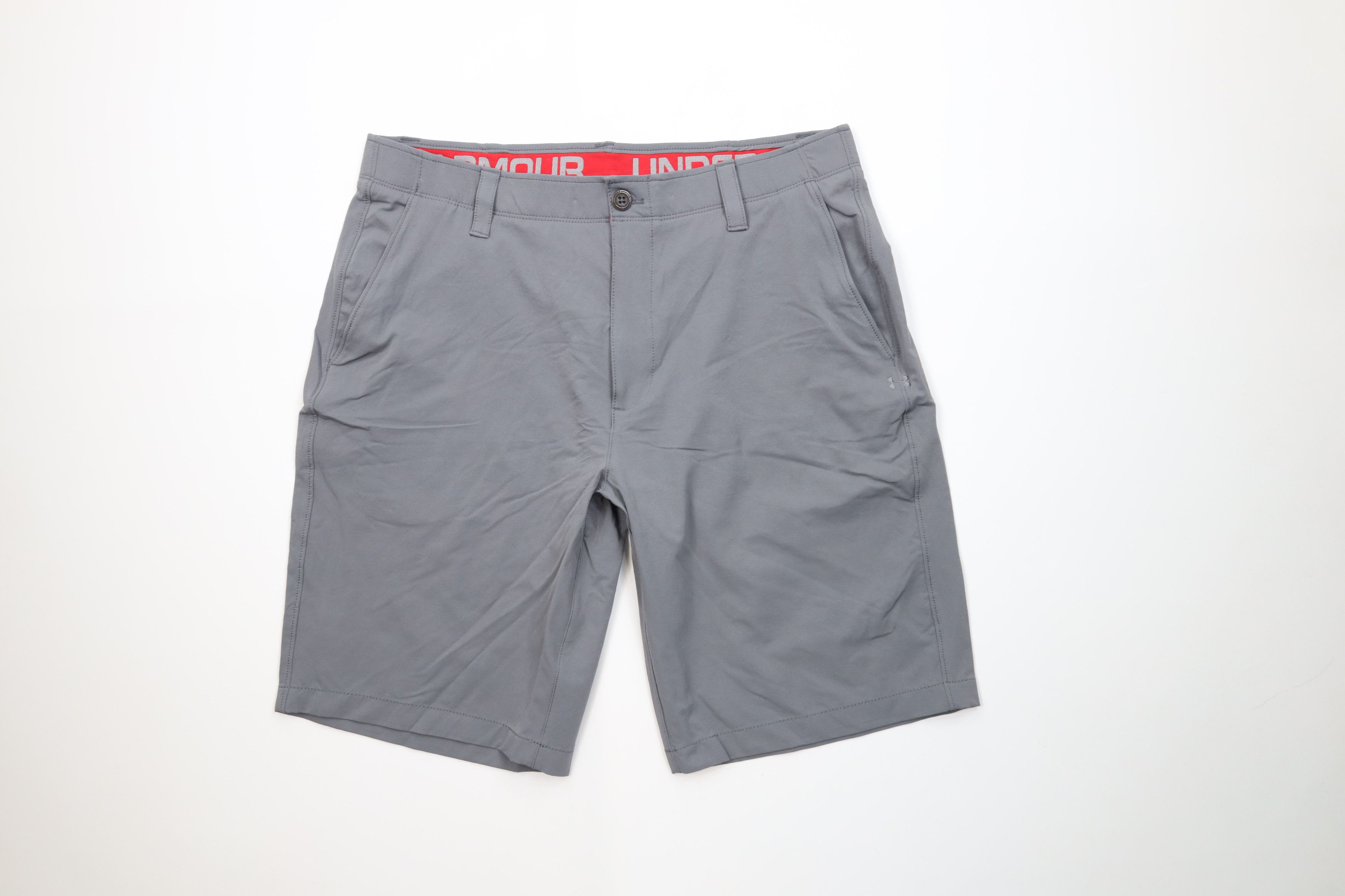 Under Armour Under Armour HeatGear Stretch Golfing Golf Chino Shorts Gray Size US 38 / EU 54 - 1 Thumbnail