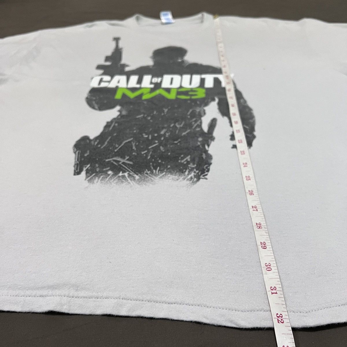 Microsoft Vintage Y2K Call Of Duty MW3 Modern Warfare 3 Promo Tee 2XL Size US XXL / EU 58 / 5 - 7 Thumbnail