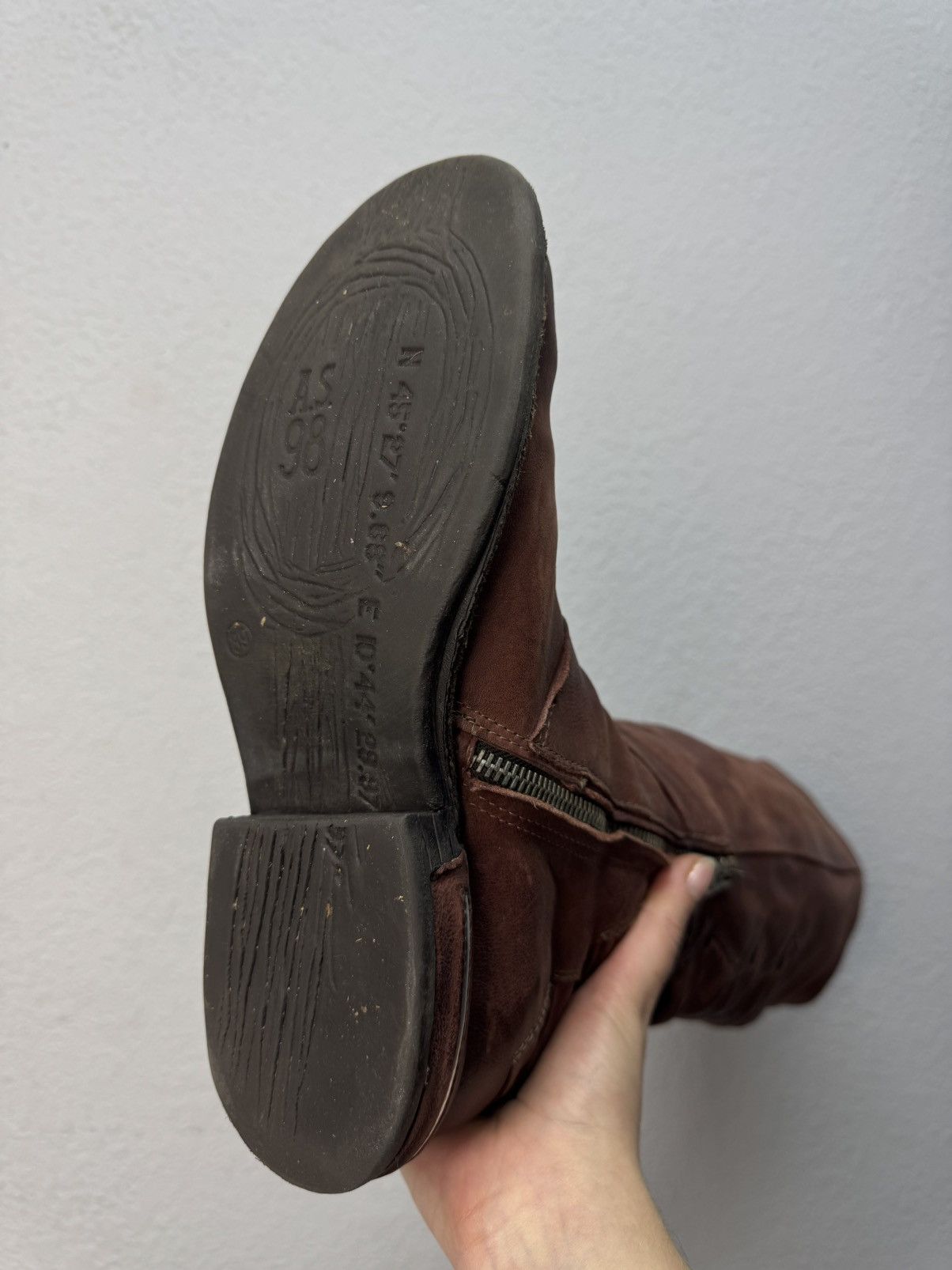 A.S.98 A.S.98 vintage leather tall boots italy rick owens style Size US 9 / IT 39 - 10 Thumbnail