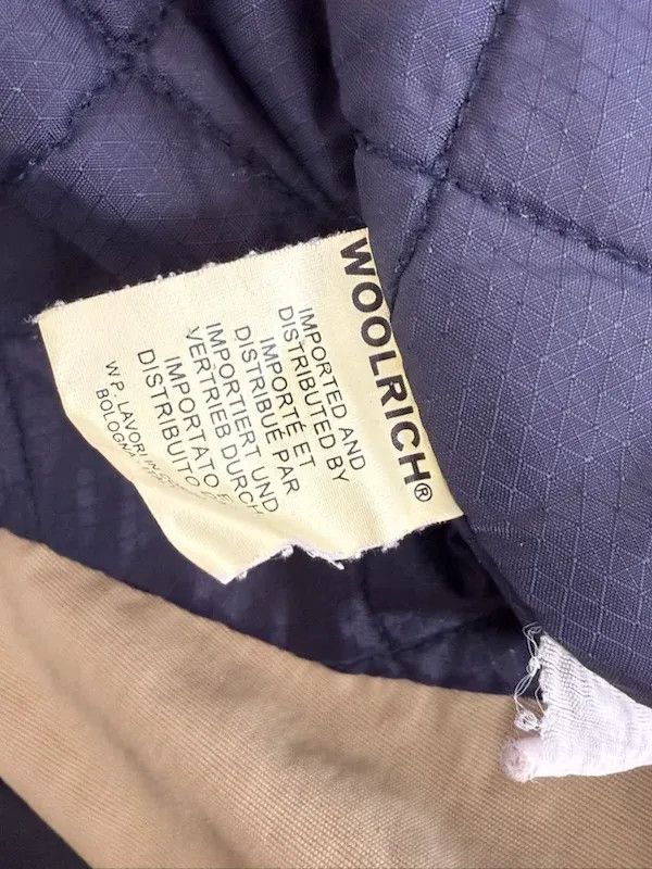 Woolrich Woolen Mills Woolrich Giubbotto Caldo Beige/Blu Taglia L Size US L / EU 52-54 / 3 - 10 Thumbnail