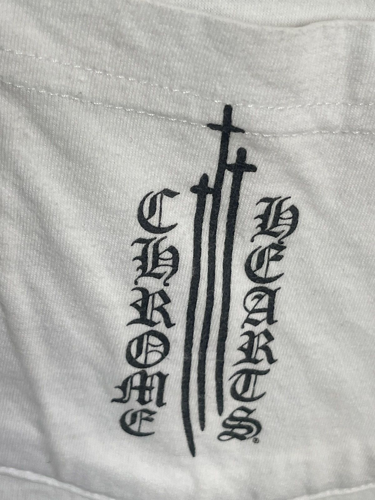 Chrome Hearts Chrome Hearts Cross Tee Size US S / EU 44-46 / 1 - 4 Thumbnail