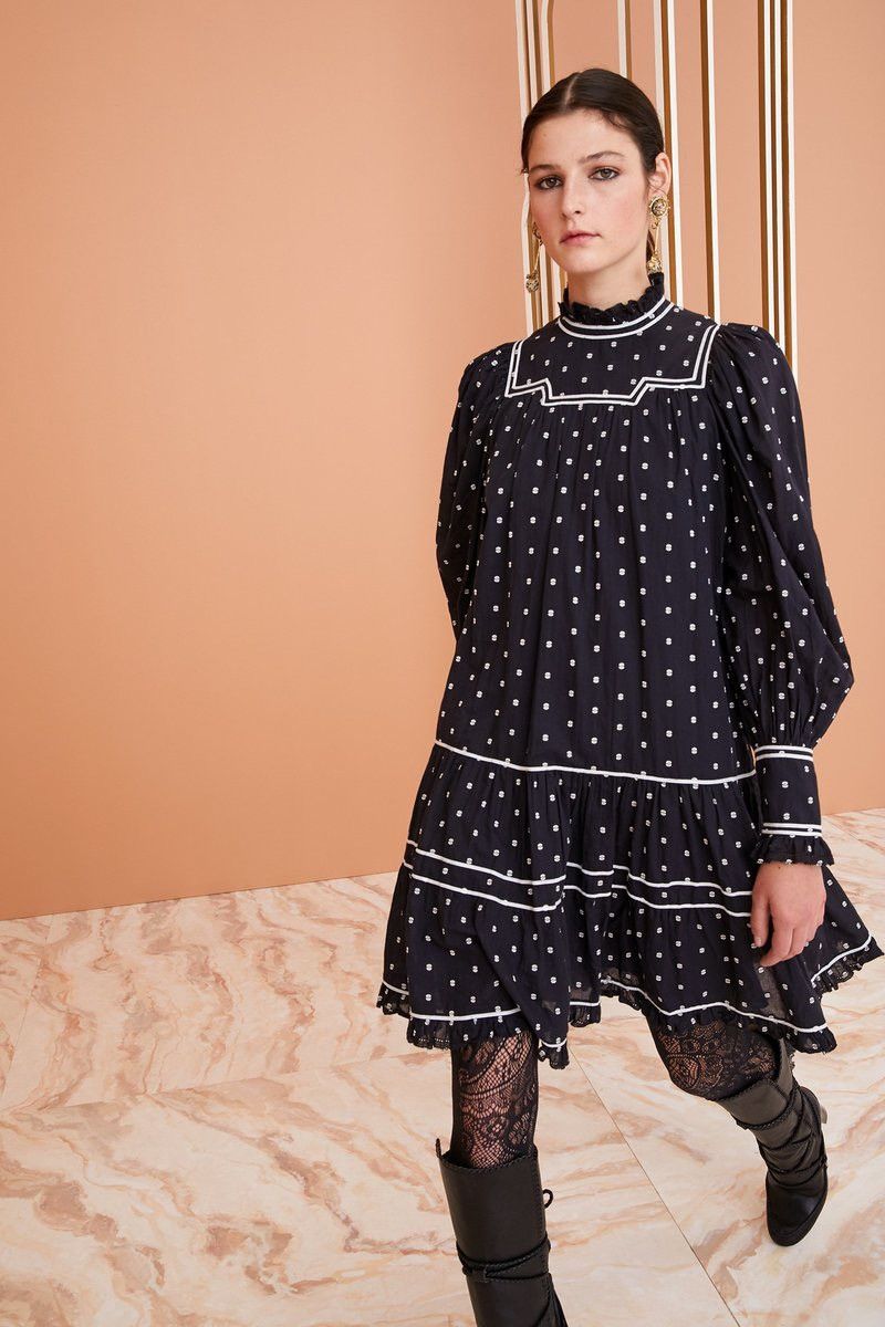 Ulla Johnson RRP 500$ Ulla Johnson Blanche Dress - Eclipse Dot Size M / US 6-8 / IT 42-44 - 3 Thumbnail