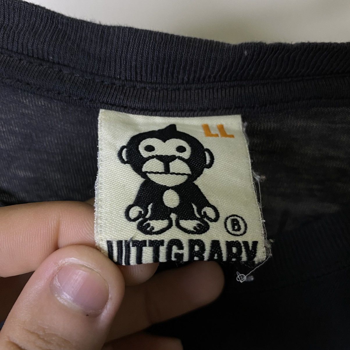 Japanese Brand UITTG Baby Bathing Ape Style Parody Bob Marley T Shirt Size US L / EU 52-54 / 3 - 4 Thumbnail
