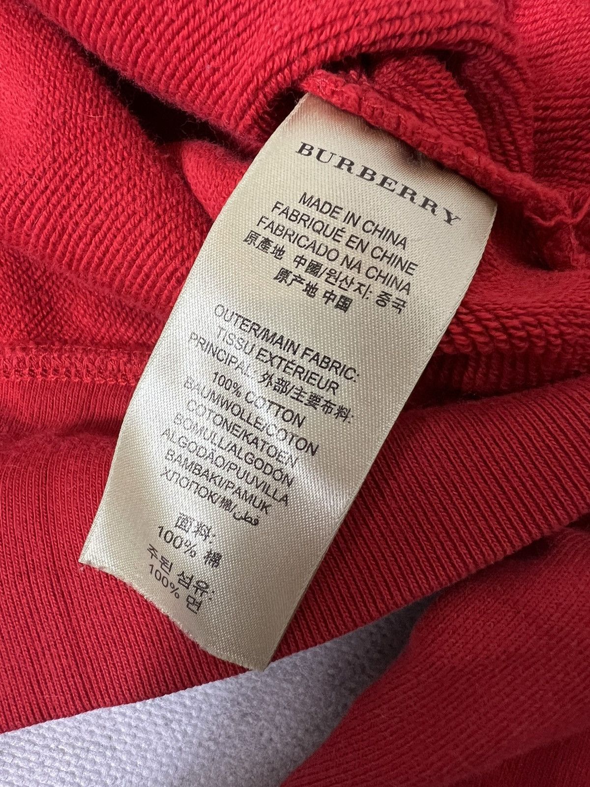 Burberry Burberry Brit Sweatshirt Crewneck big Logo Size US L / EU 52-54 / 3 - 6 Thumbnail