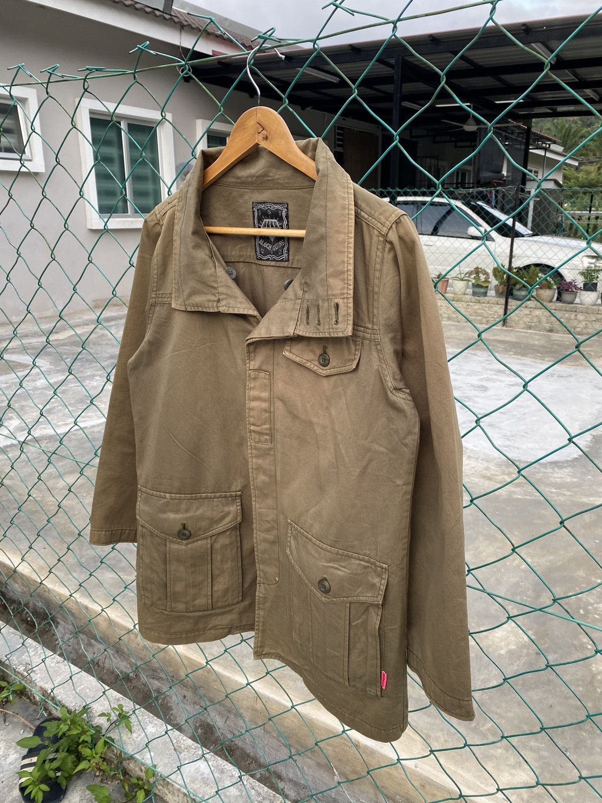 Japanese Brand Vintage Algonquins punk military sun faded jacket Size US M / EU 48-50 / 2 - 4 Thumbnail