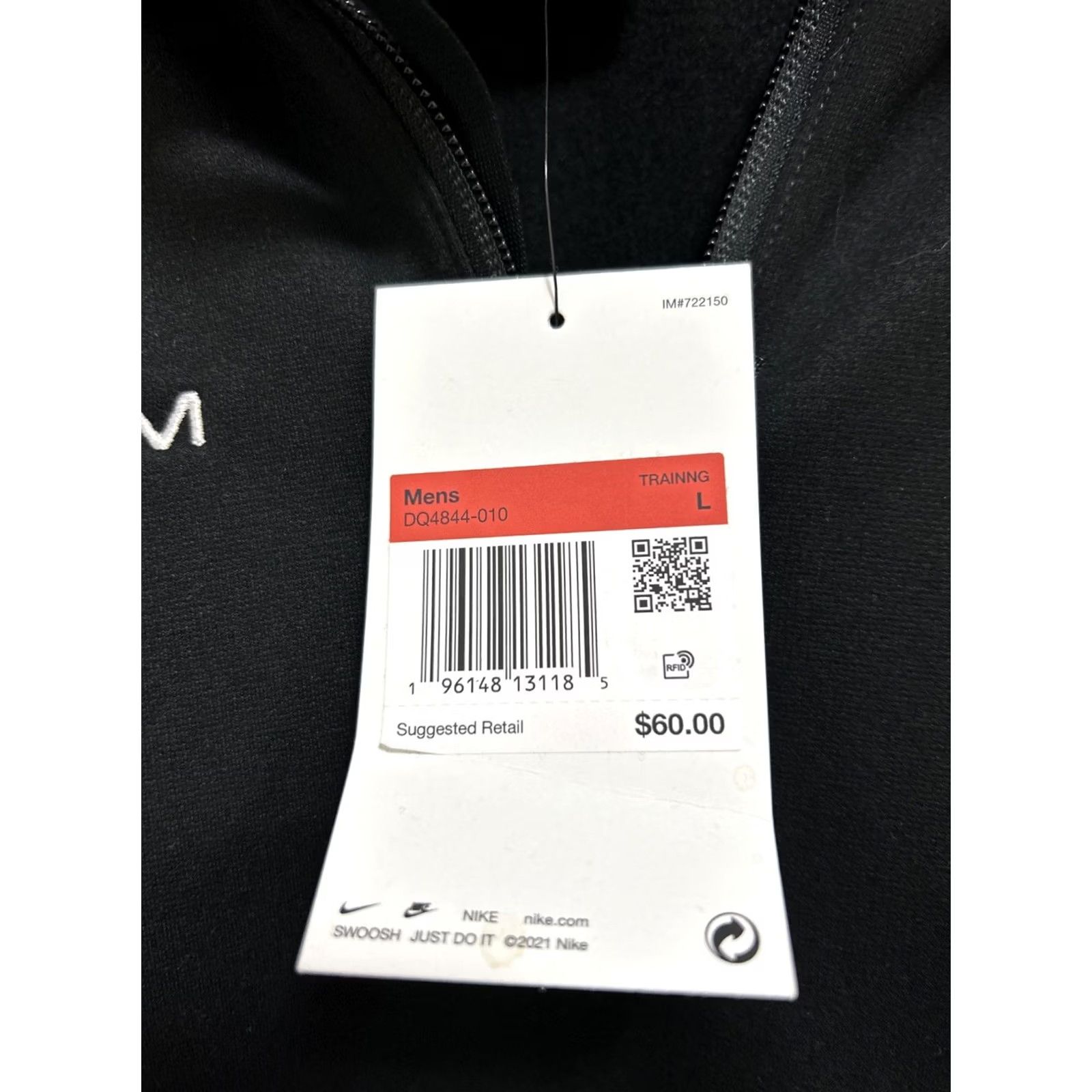 Nike Nike Therma Fit Hoodie Mens Large Black Sweatshirt Pullover Pockets DQ4844 010 Size US L / EU 52-54 / 3 - 6 Thumbnail