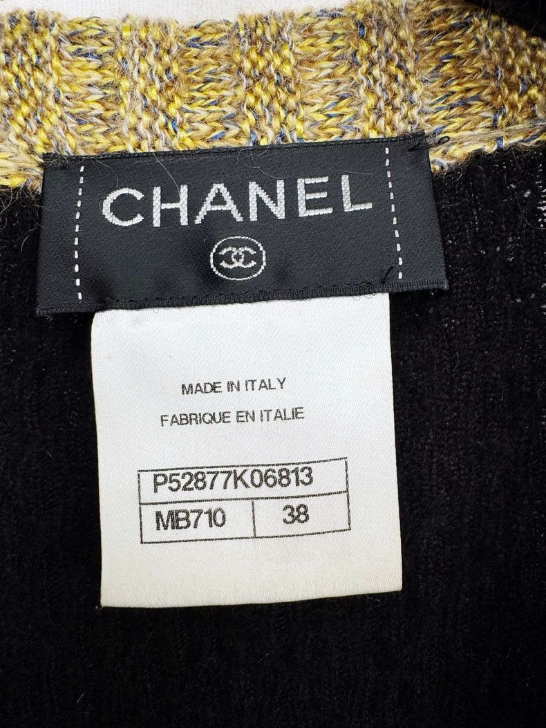 Chanel Chanel Cashmere Silk Dress with Gold Accents -2505 Size M / US 6-8 / IT 42-44 - 2 Thumbnail