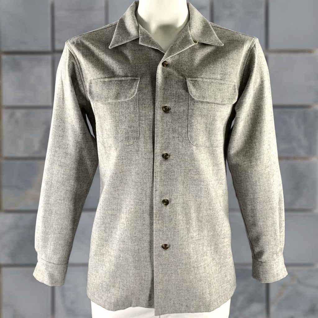 Pendleton PENDLETON Long Sleeve Shirt Size M Grey Heather Wool Size US M / EU 48-50 / 2 - 1 Thumbnail