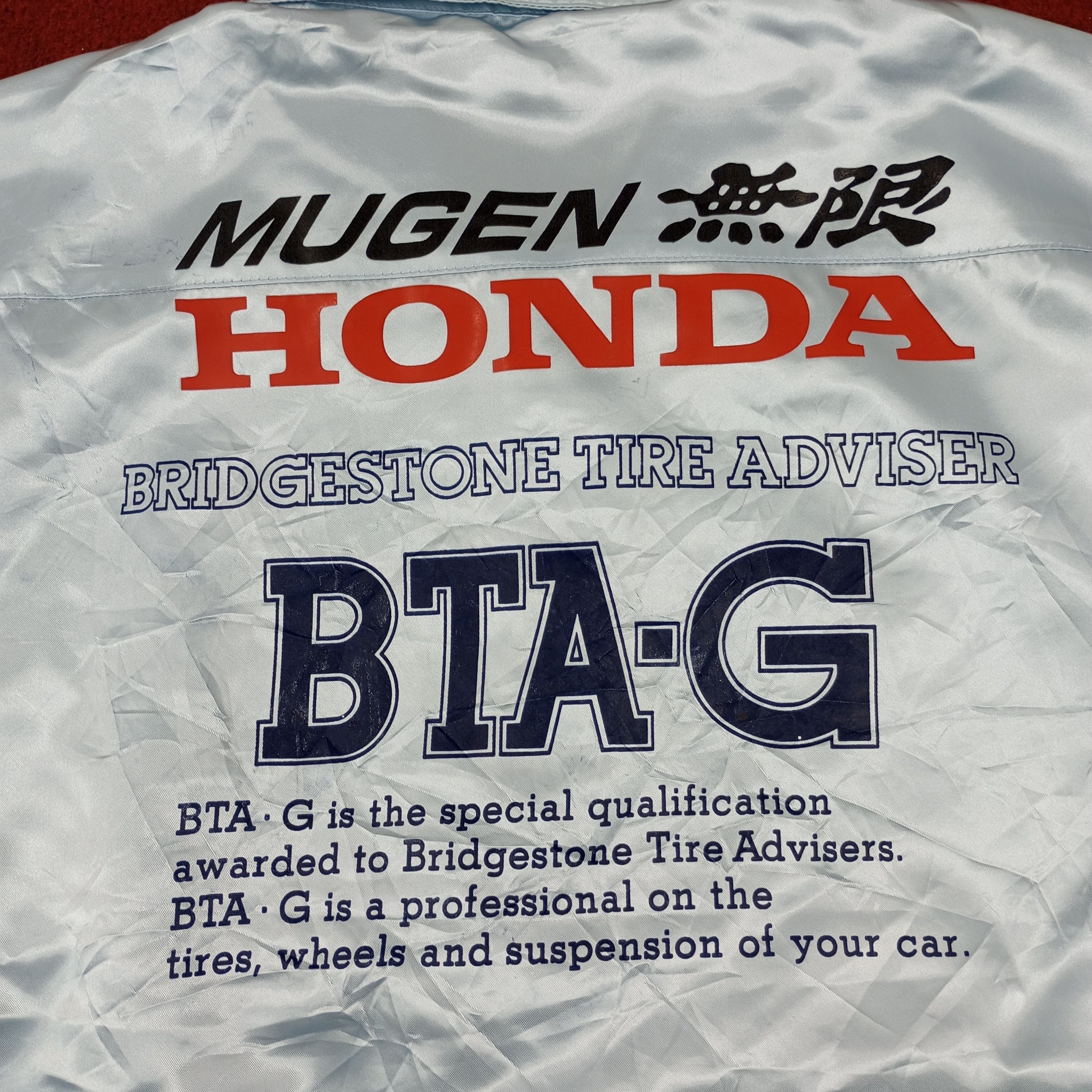Vintage Bridgestone X Mugen Honda Custom Art Motorsports Jacket Size US L / EU 52-54 / 3 - 2 Thumbnail