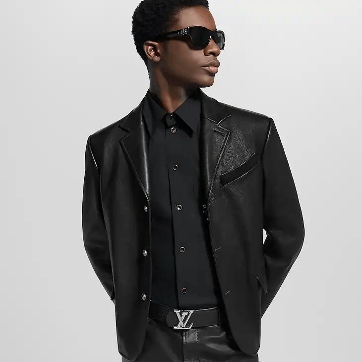 Louis Vuitton LV Dimension Rockabilly Studs 40MM Reversible Belt 90CM Size ONE SIZE - 4 Thumbnail