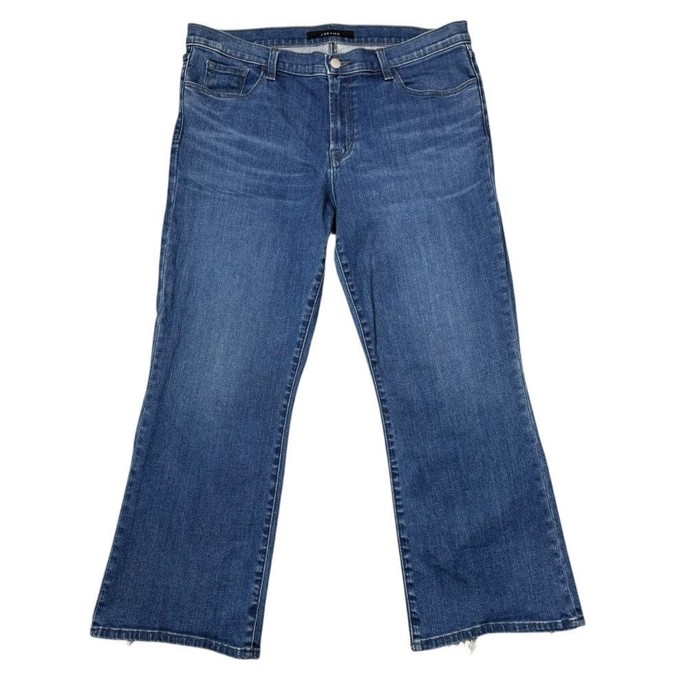 J Brand J Brand Selena Mid-Rise Cropped Bootcut Jeans Size 32 Size 32" / US 10 / IT 46 - 3 Thumbnail