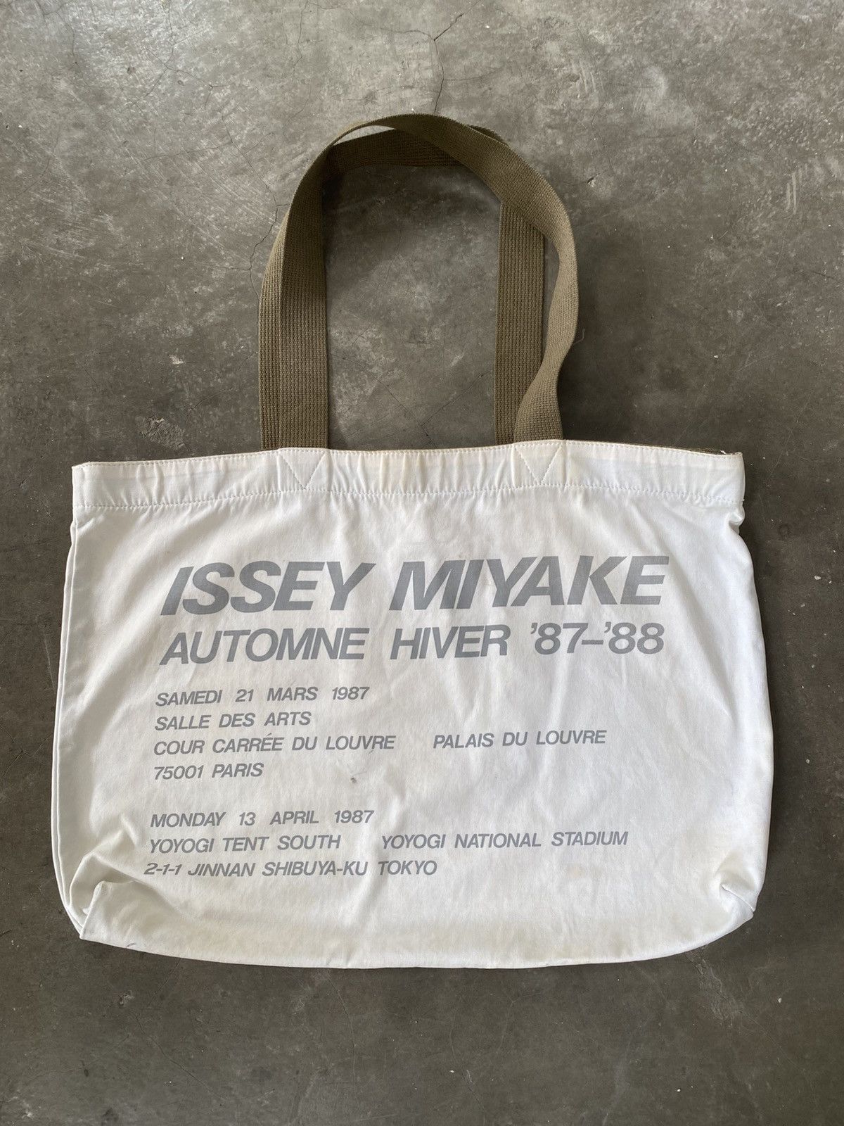Issey Miyake AW87 Issey Miyake Tote Bag Limited Release Paris Tokyo Size ONE SIZE - 1 Thumbnail