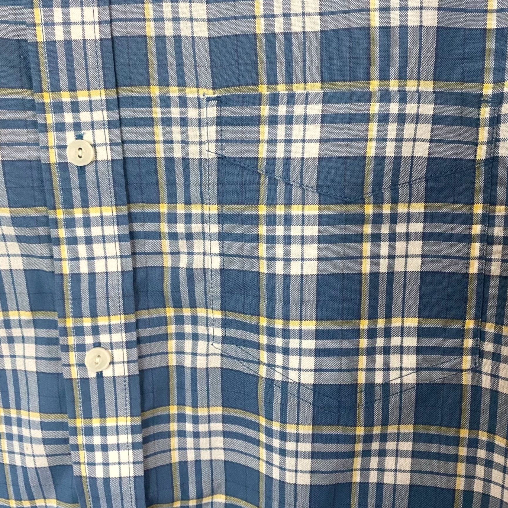 Vintage L.L. Bean Shirt XLT Tall Long Sleeve Traditional Blue Plaid Button Down Mens Size US XL / EU 56 / 4 - 7 Thumbnail